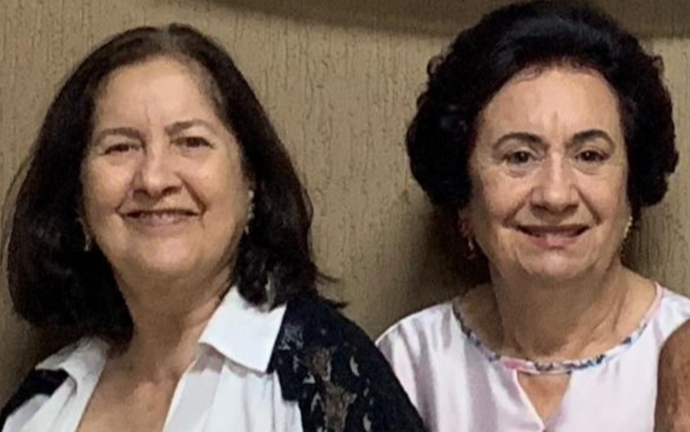 Nelma e Nelita Vilela, irmãs de Maguito, morreram vítimas da Covid-19 — Foto: Reprodução/Arquivo pessoal