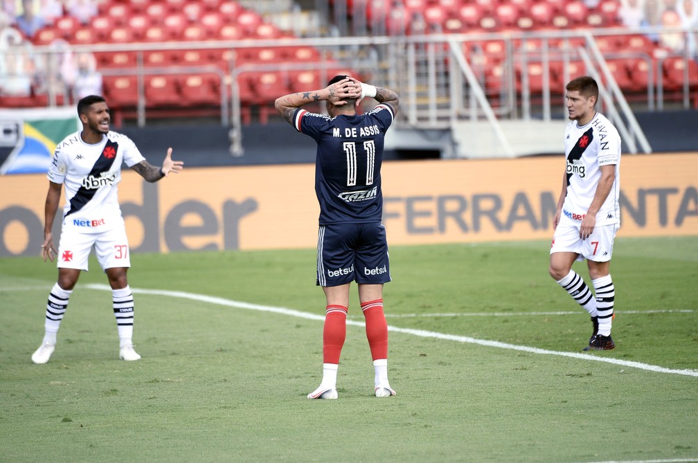 Luciano em São Paulo x Vasco — Foto: Marcos Ribolli