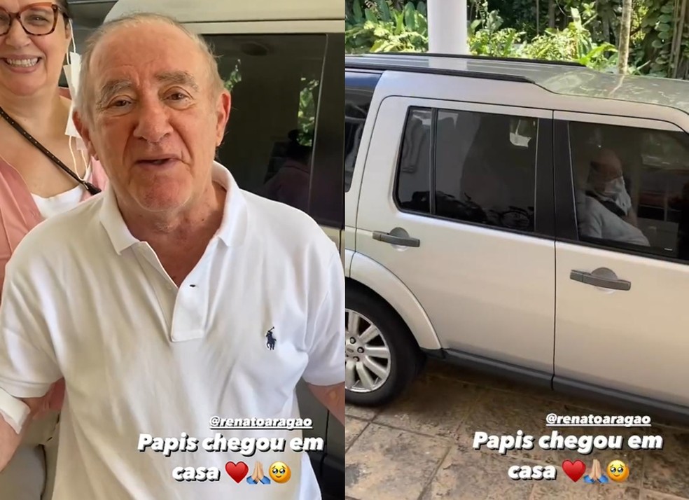 Renato Aragão recebe alta e Lívian Aragão comemora: 'Papis chegou em casa'  | Celebridades | Marie Claire