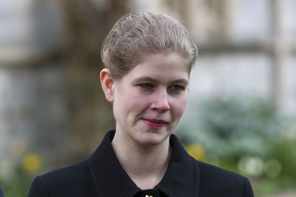 Lady Louise Windsor no funeral do avô, Príncipe Philip (Foto: Getty Images)
