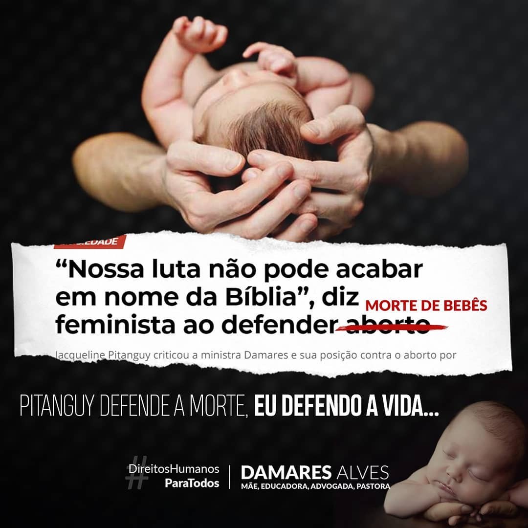 Post da ministra Damares Alves no Instagram (Foto: Reprodução/ Instagram)