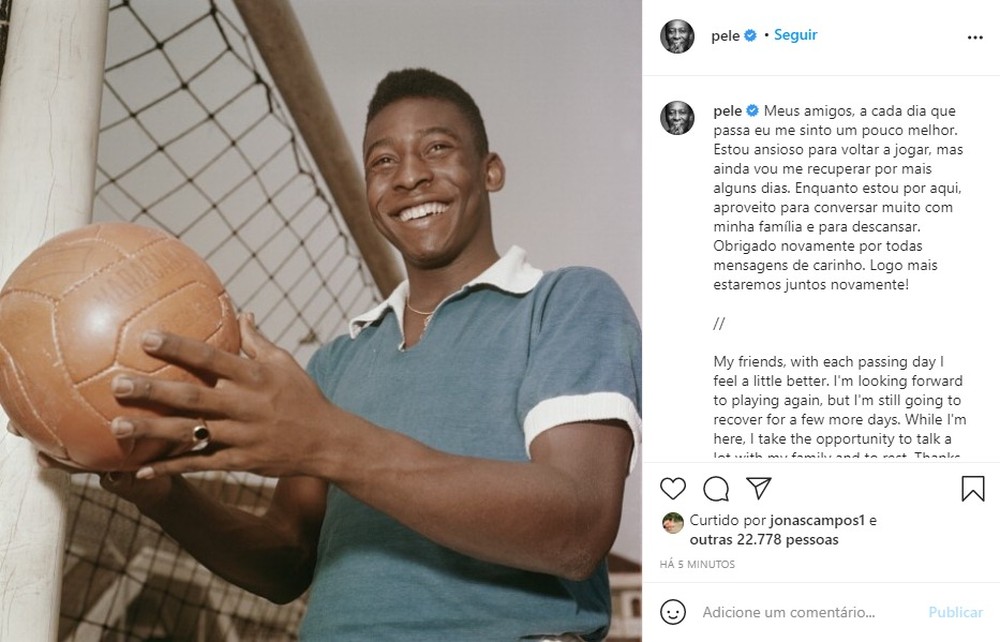asomadetodosafetos.com - Pelé segue internado em UTI pós retirada de tumor