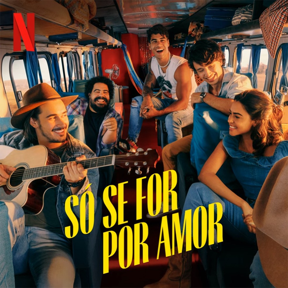 Capa do disco com a trilha sonora da série 'Só se for por amor' — Foto: Divulgação