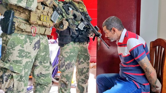 Vídeo: Polícia  paraguaia prende brasileiro líder de facção e traficante de drogas e armas
