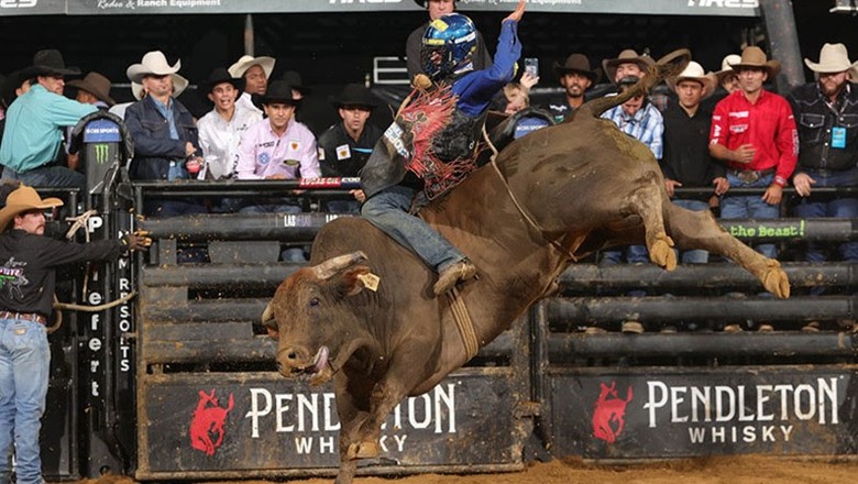 Calça de couro e colete best sale de rodeio