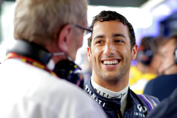 Helmut Marko e Daniel Ricciardo no GP da Itália (Foto: Getty Images)
