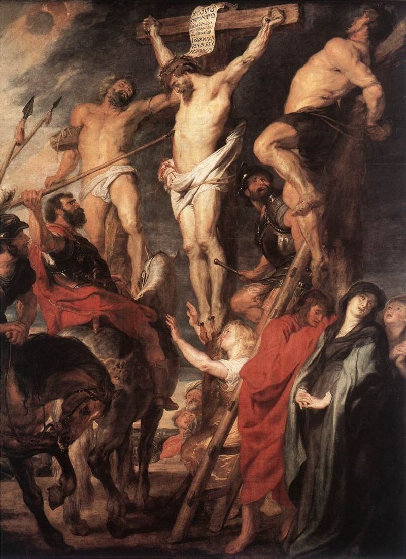 Jesus crucificado, em pintura de Rubens (Foto: BBC News)
