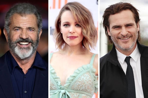 Mel Gibson, Rachel McAdams e Joaquin Phoenix já recusaram papeis dentro universo de heróis da Marvel nos cinemas (Foto: Getty Images)