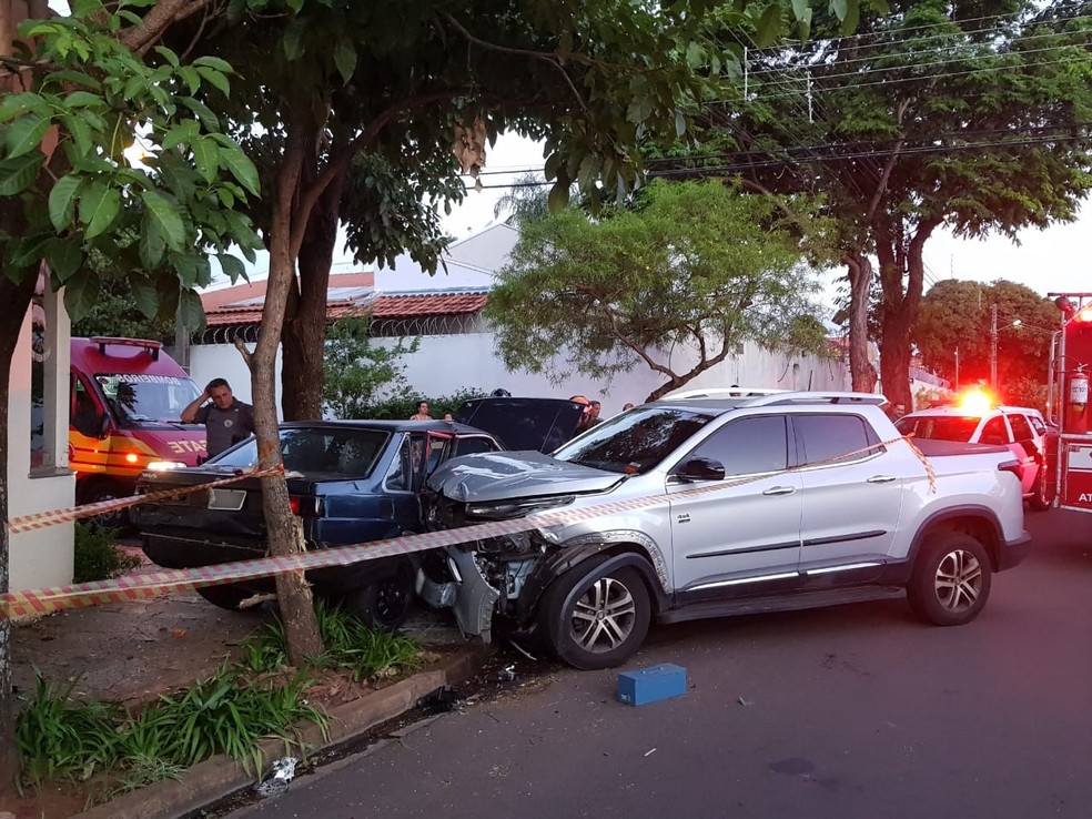 Batida entre Santana e Toro foi no Jardim Bongiovani — Foto: Daniel Delli Colli/Cedida