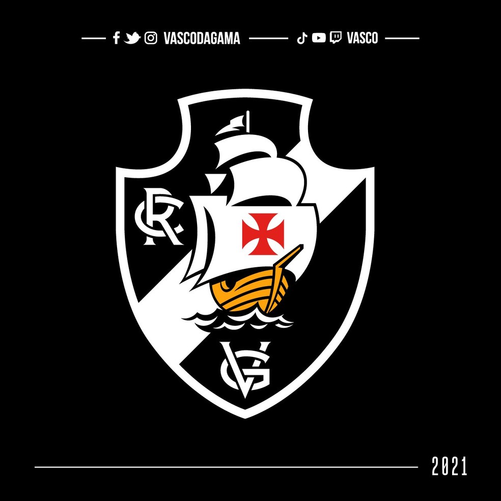 Confira o novo escudo do Vasco  Foto: Divulgao