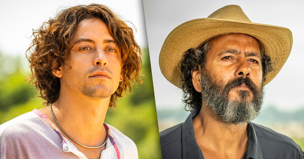 Joventino e José Leôncio terão novo embate em 'Pantanal' — Foto: Globo