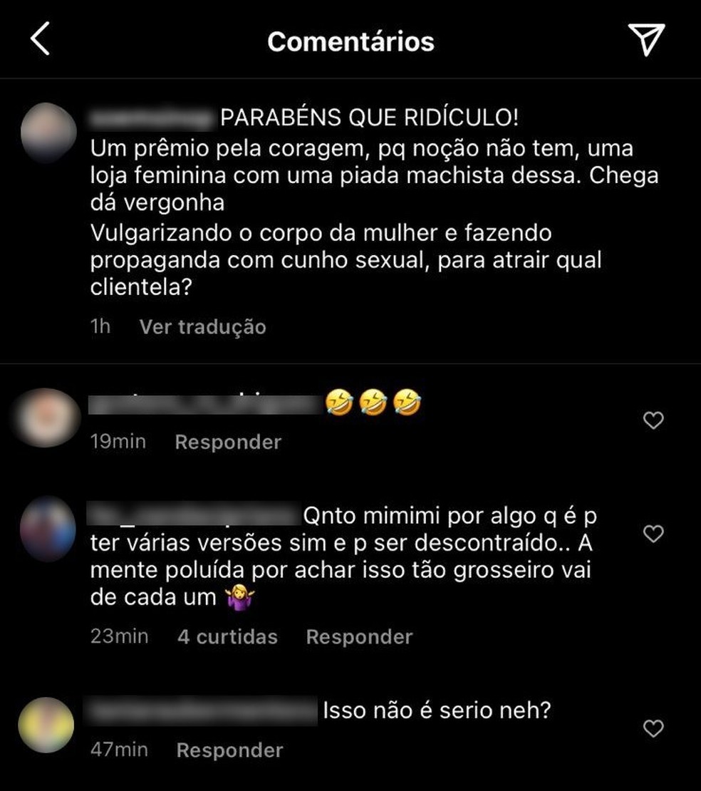 Uma página de humor postou críticas ao anúncio  — Foto: Reprodução