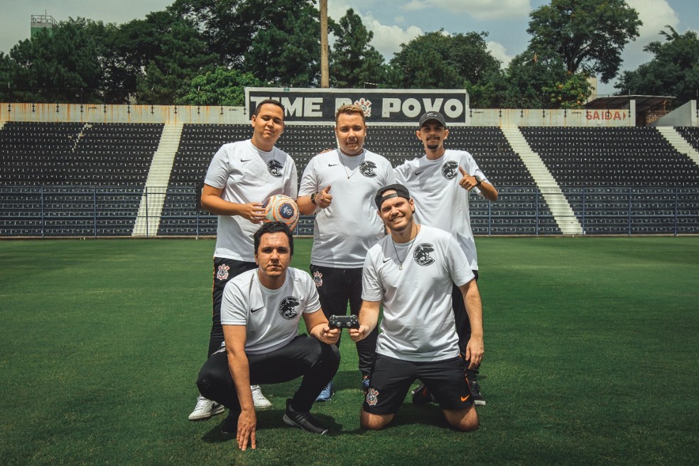 Time de eFootball PES 2021 do Corinthians para o eGol Pro &mdash; Foto: Divulga&ccedil;&atilde;o