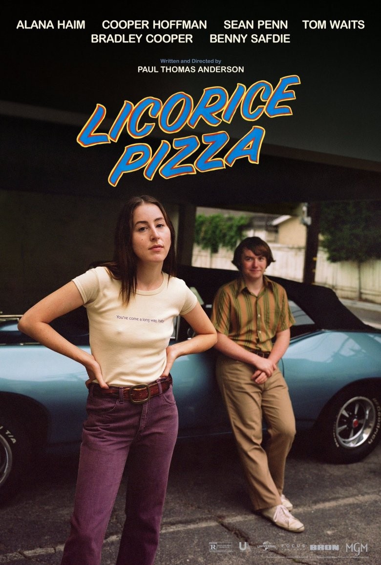 Cooper Hoffman e Alana Haim no cartaz de Licorice Pizza (2021)  (Foto: Divulgação)