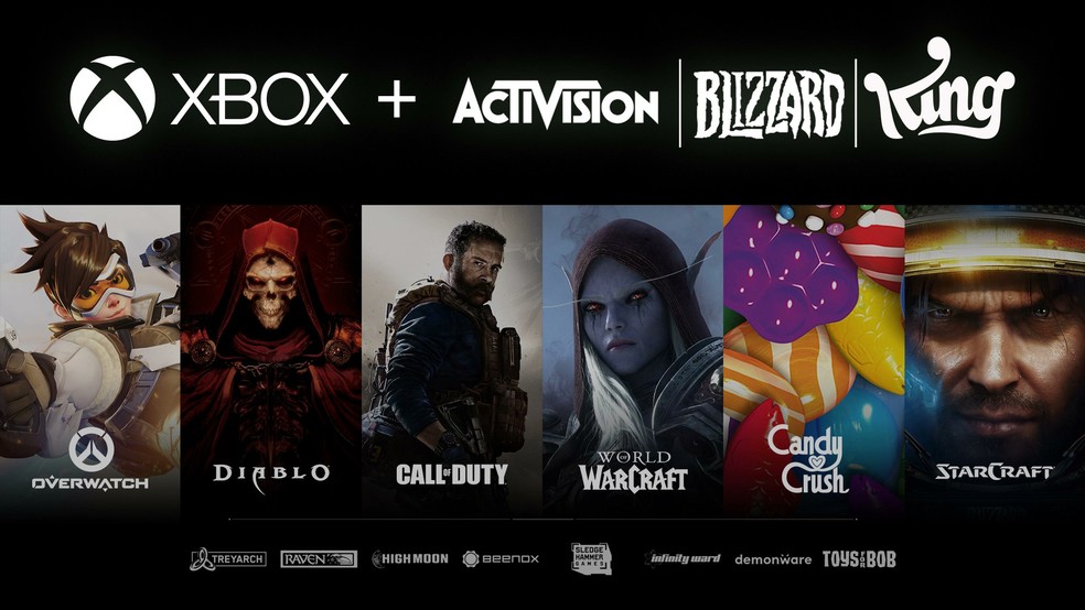 Microsoft anuncia compra da Activision Blizzard — Foto: Divulgação/Microsoft