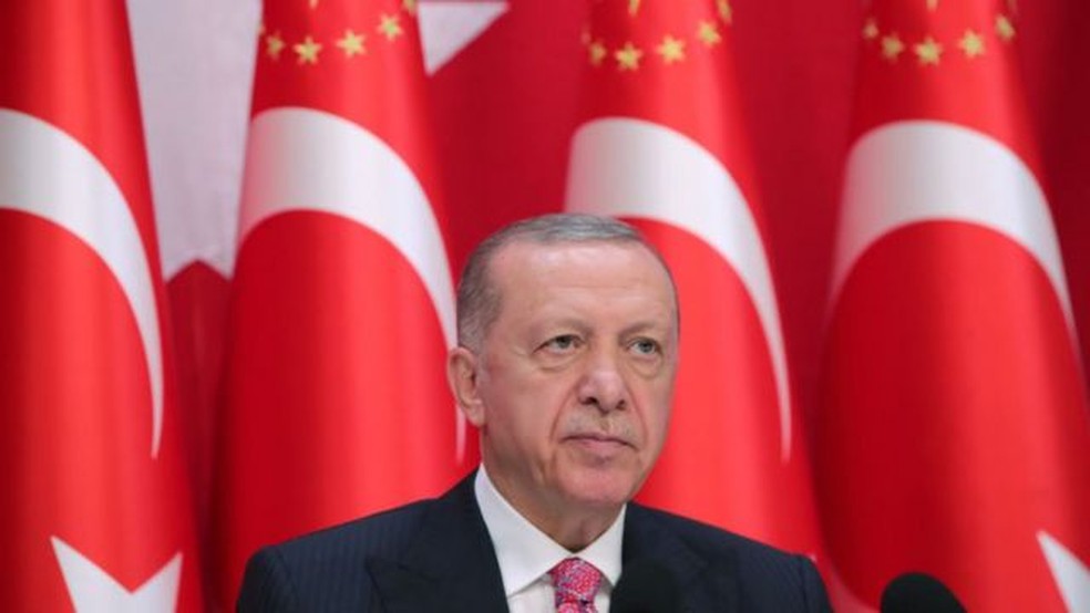 Recep Tayyip Erdogan, atual presidente da Turquia. — Foto: Getty Images via BBC