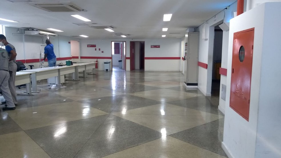 Ambulatório de hospital em Salvador — Foto: Secom/Governo da Bahia