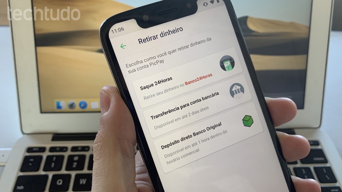 como sacar dinheiro do picpay produtividade techtudo