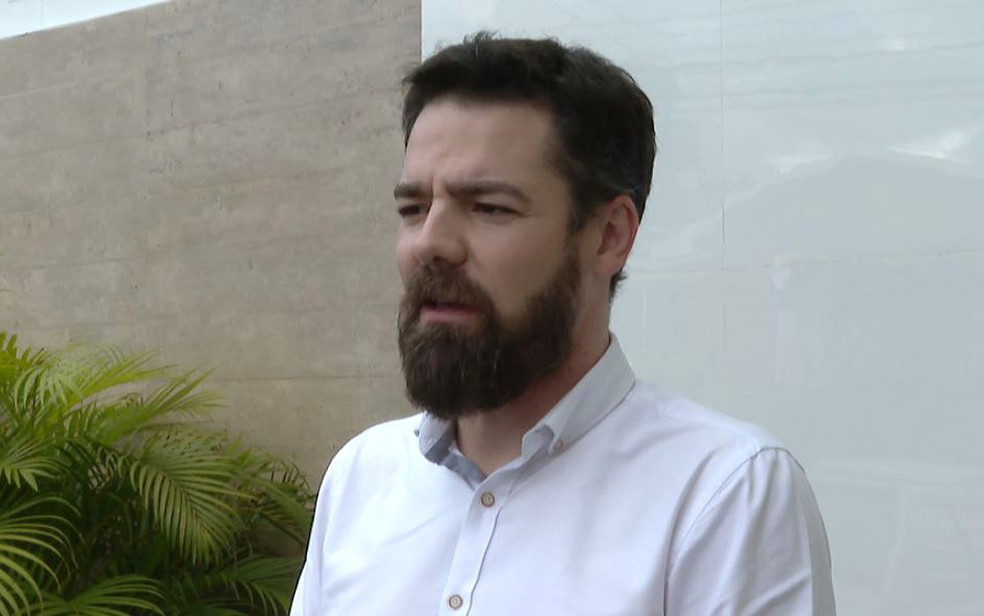 O secretário de Educação de Ribeirão Preto, SP, Felipe Elias Miguel — Foto: Reprodução/EPTV