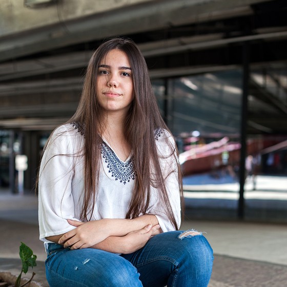 LARA MARIA BARROS DA SILVA | 16 anos | Colégio Pathernon | Guarulhos, SP (Foto: Tuca Vieira e Joel Rocha)