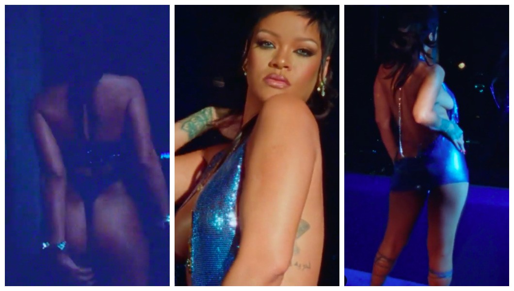 A cantora Rihanna no vídeo de divulgação do lançamento da nova coleção de sua grife pessoal (Foto: Instagram)