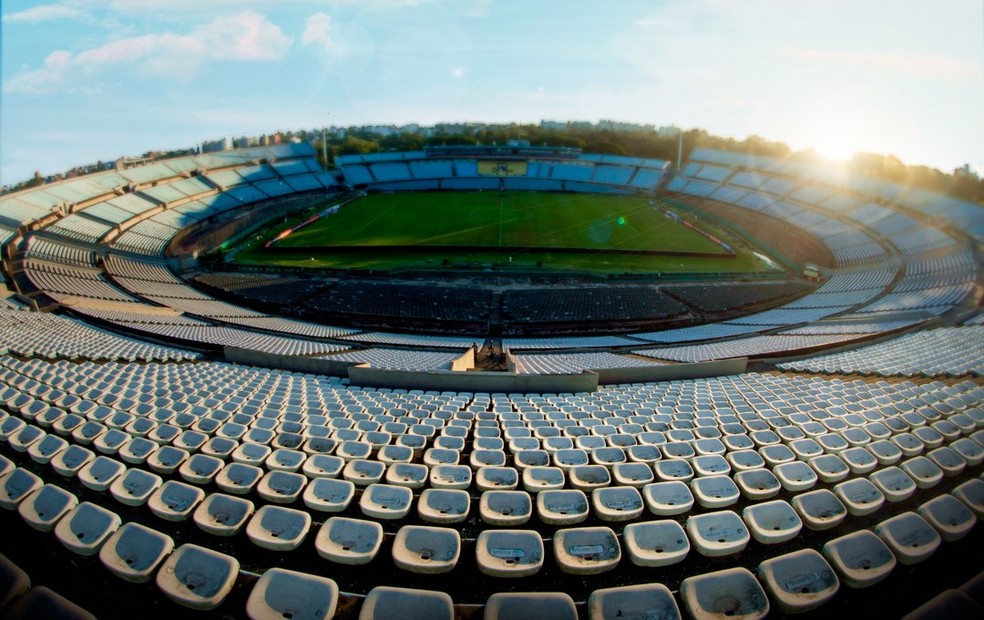 Estádio Centenário em Montevidéu — Foto: Twitter/Reprodução