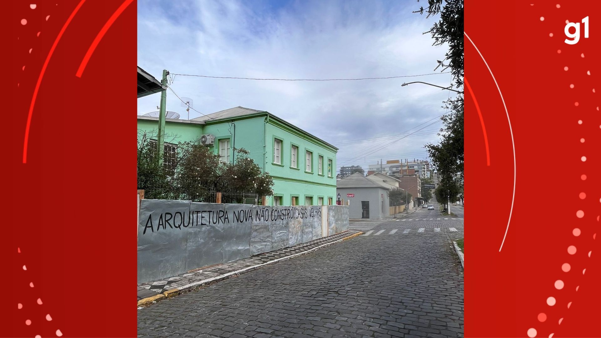 Moradores protestam contra demolição de casa histórica de Garibaldi