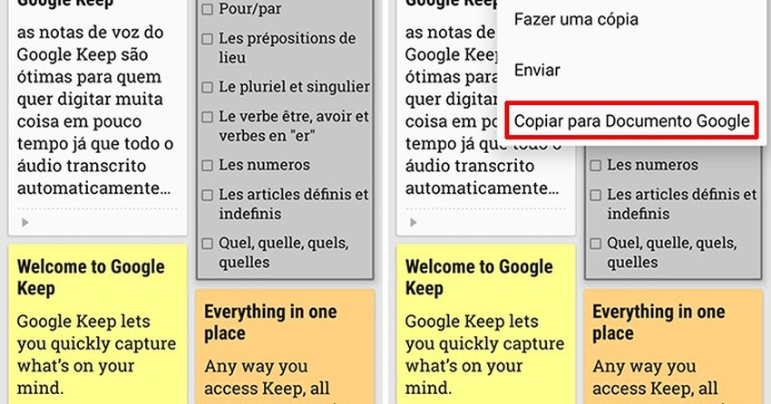 Como Exportar Notas Do Google Keep Para O Docs Dicas E Tutoriais Techtudo