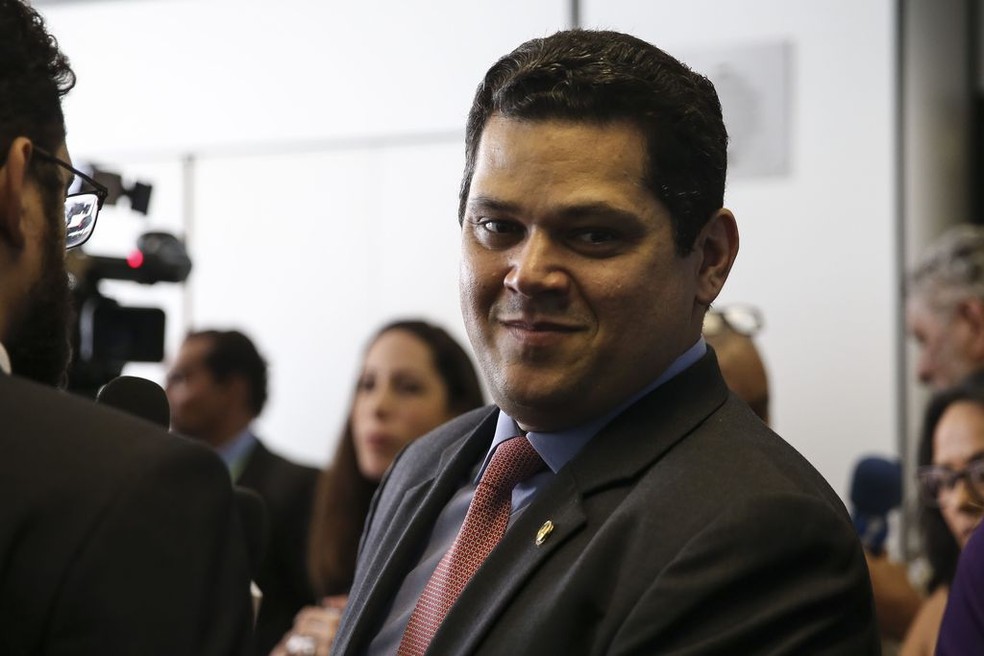 O presidente do Senado, Davi Alcolumbre (DEM-AP)  â€” Foto: JosÃ© Cruz/AgÃªncia Brasil