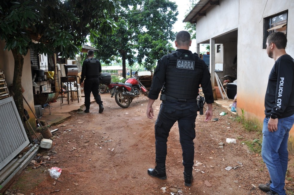 Operação Lama Vermelha — Foto: Polícia Civil de Mato Grosso/Assessoria