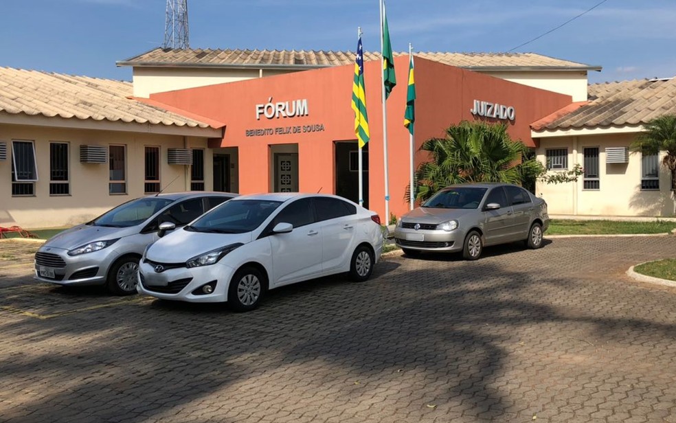 Fórum de Itaberaí, em Goiás — Foto: Honório Jacometto/TV Anhanguera