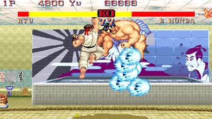 Street Fighter 2: Rainbow Edition era uma baita gambiarra em forma de jogo (Foto: Reprodução/Arcade Museum)