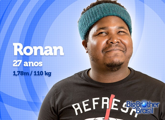 Com 110 kg, Ronan vai perder peso sim ou não? (Foto: Daniel Chevraud/Gshow)