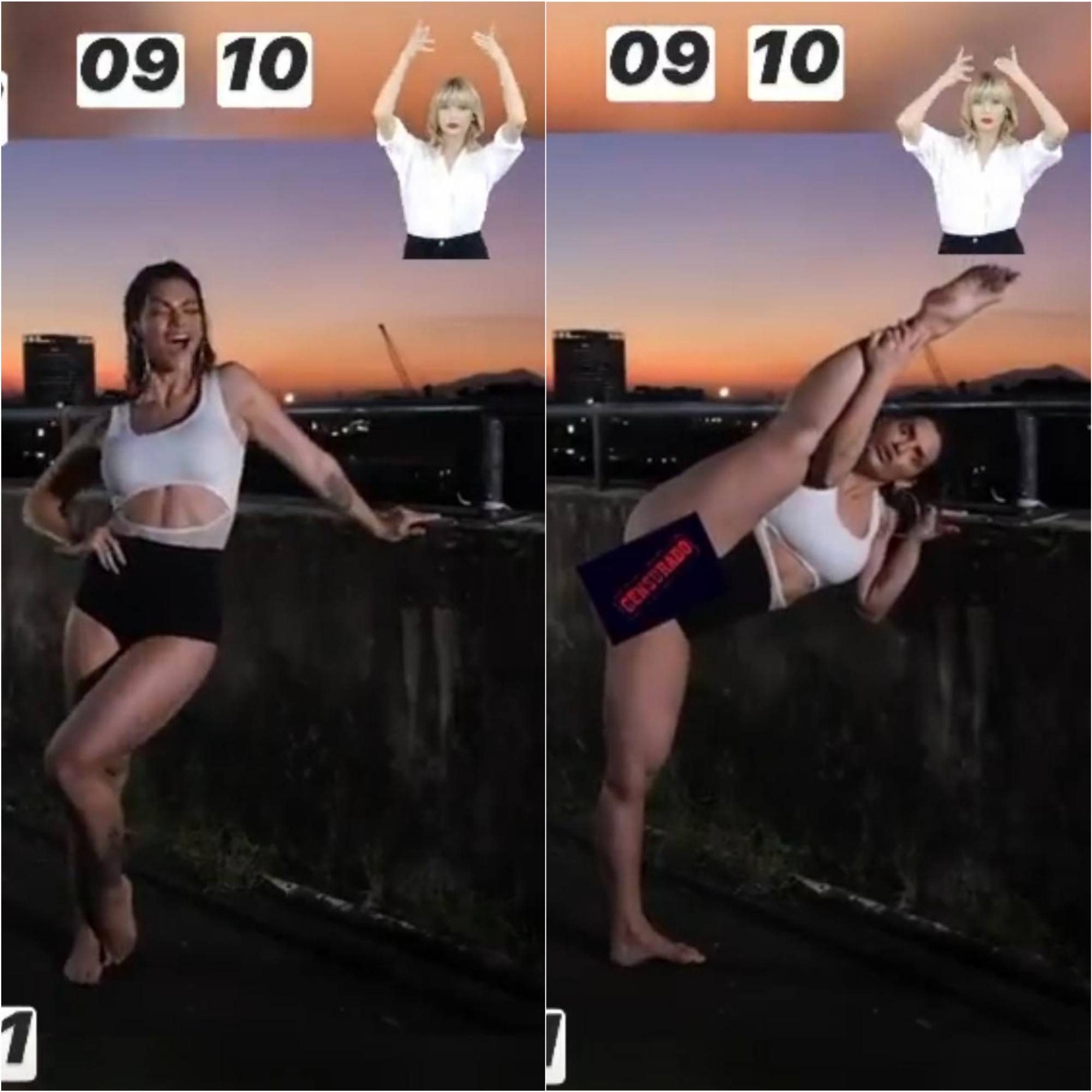Kelly Key surpreende com abertura de pernas em passo de dança (Foto: Reprodução/Instagram)