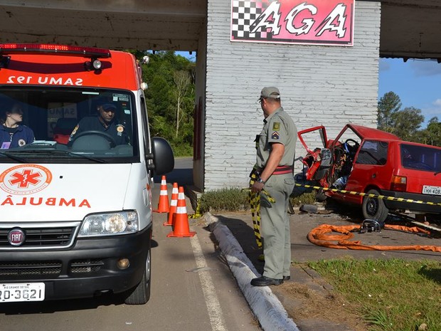 Vítima de acidente em Guaporé tinha 32 anos, segundo a Brigada Militar (Foto: Eduardo Godinho/Rádio Aurora)