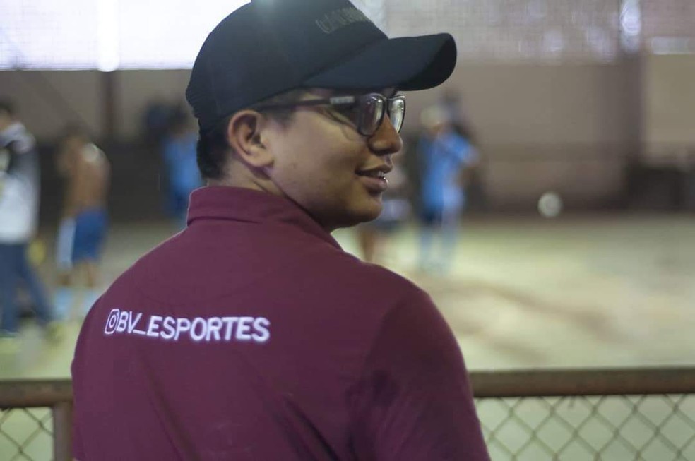 O fotógrafo Hélio Garcias, sempre presente em competições esportivas — Foto: Arquivo pessoal