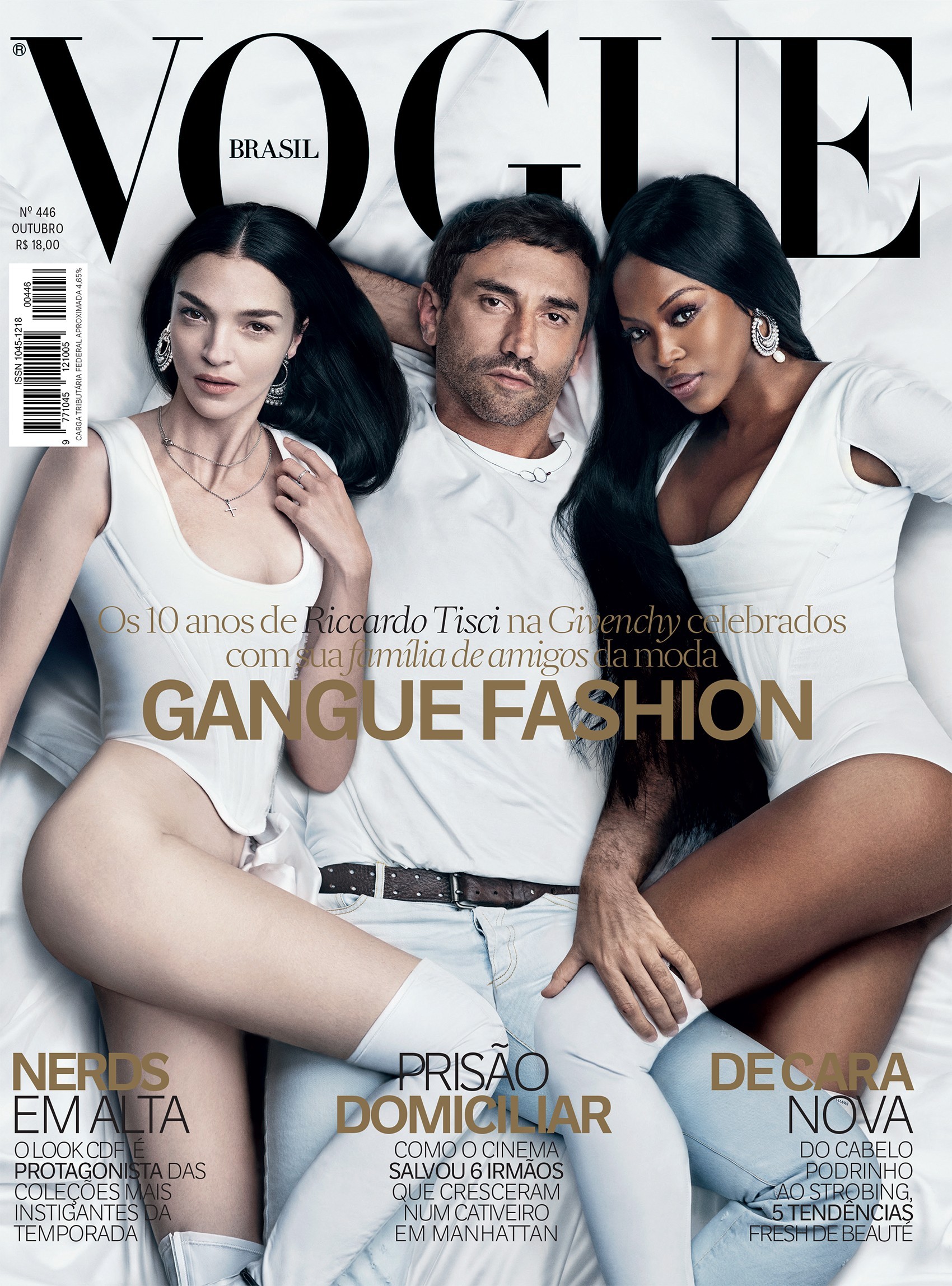 Riccardo Tisci na capa da Vogue de outubro de 2015 (Foto: Arquivo Vogue)