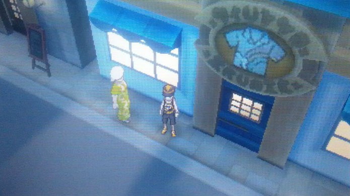 Pokémon Sun e Moon: esta é a loja de roupas (Foto: Reprodução / Thomas Schulze)