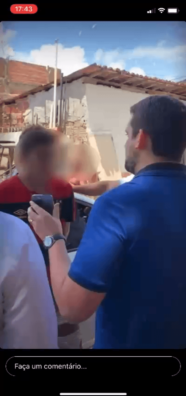 Deputado Romero Albuquerque dá murro no rosto de homem na frente da polícia e publica vídeo nas redes sociais