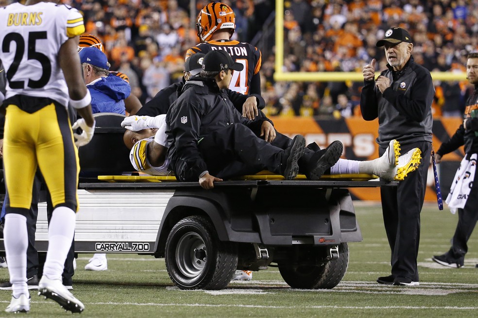 Ryan Shazier Pittsburgh Steelers lesão NFL - AP (Foto: AP )