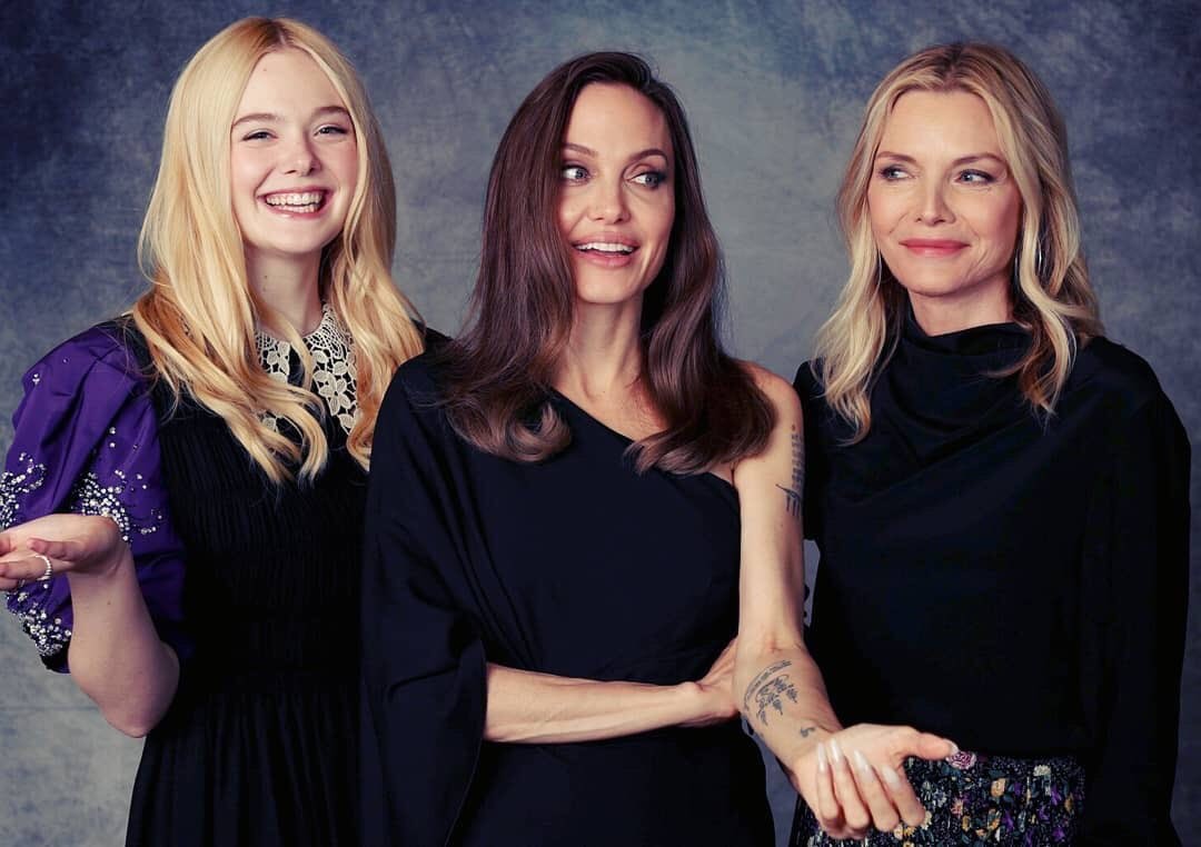 Elle Fanning, Angelina Jolie, Michelle Pfeiffer (Foto: Divulgação Disney)