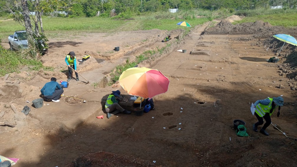 Sítio arqueológico em Macapá — Foto: Iepa/Divulgação