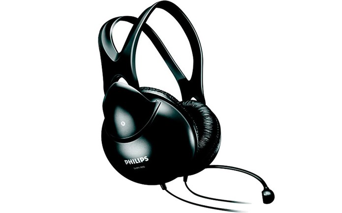 Fone de ouvido Philips SHM1900 vem com haste de microfone externo (Foto: Divulgação/Philips)