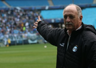 Felipão chegada Porto Alegre Grêmio treino (Foto: Diego Guichard/GloboEsporte.com)