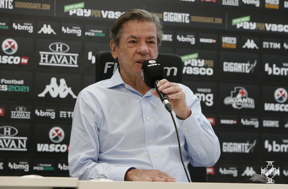 Jorge Salgado, presidente do Vasco — Foto: Rafael Ribeiro/Vasco