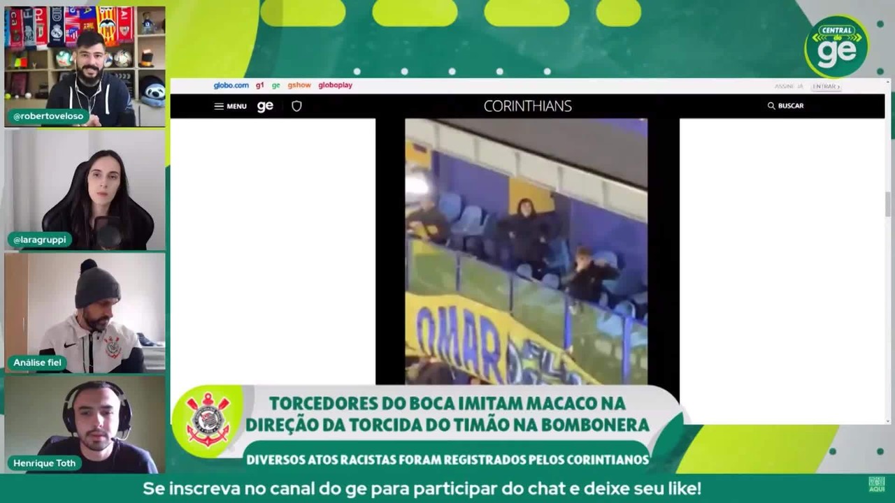 Central debate reincidência de racismo em jogos da Libertadores