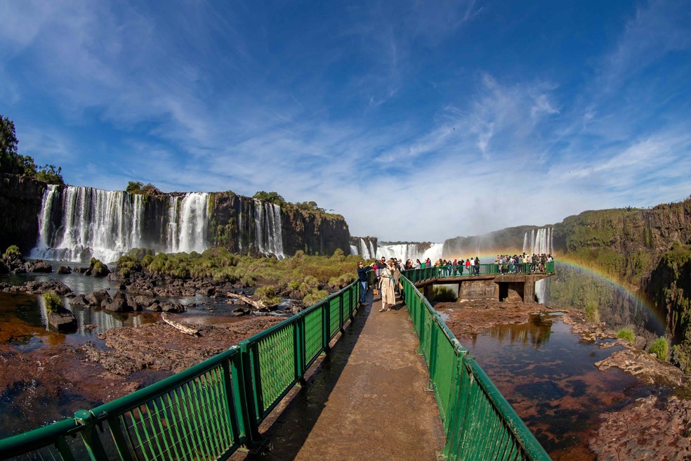Cataratas do Iguaçu em 15 de outubro de 2022 — Foto: Kiko Sierich/Reuters