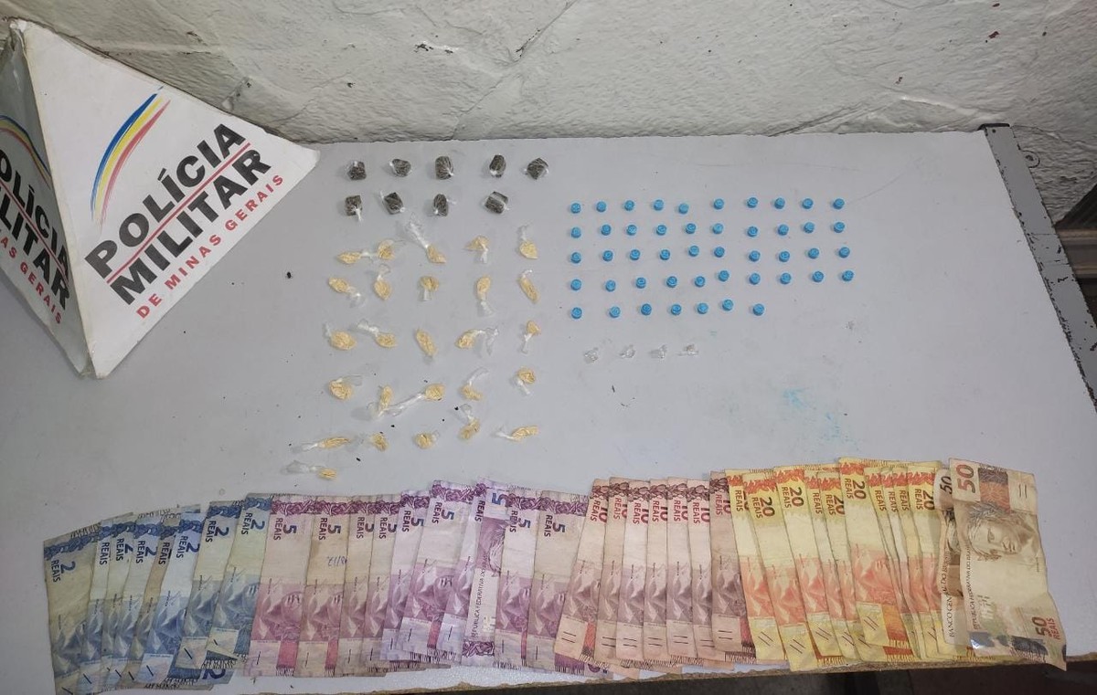 Adolescente de 14 anos é detido com ecstasy, cocaína, crack e maconha em Montes Claros