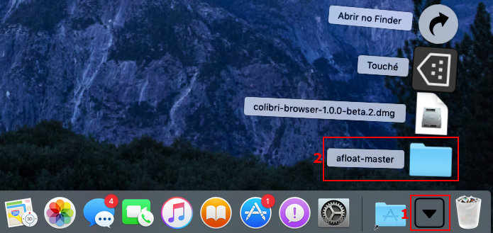 Abrindo o instalador do Afloat (Foto: Reprodução/Edivaldo Brito)
