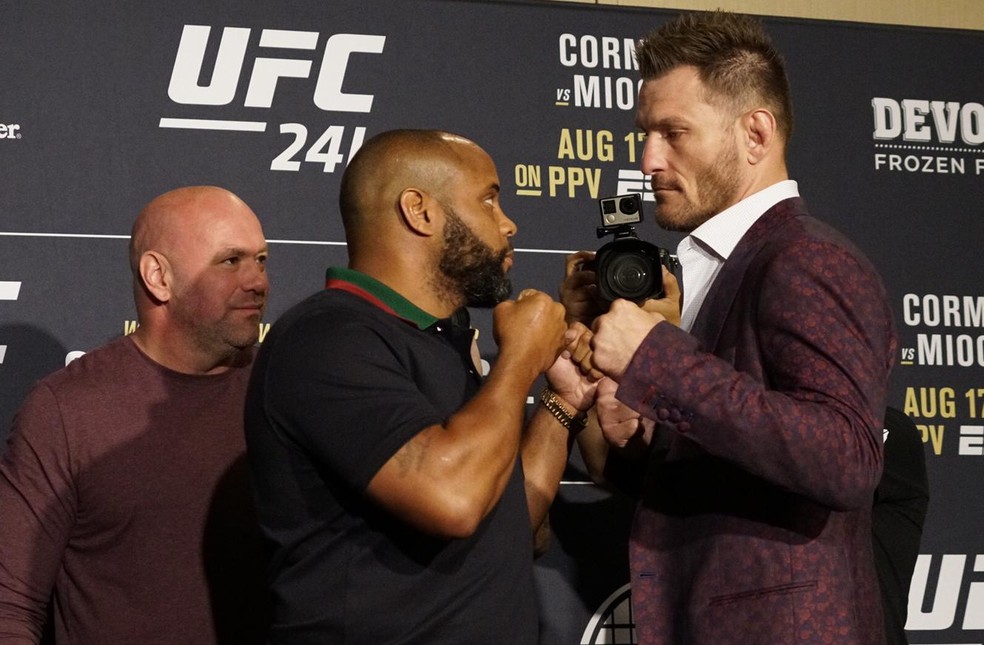 Daniel Cormier e Stipe Miocic se enfrentarão pela terceira vez — Foto: Evelyn Rodrigues